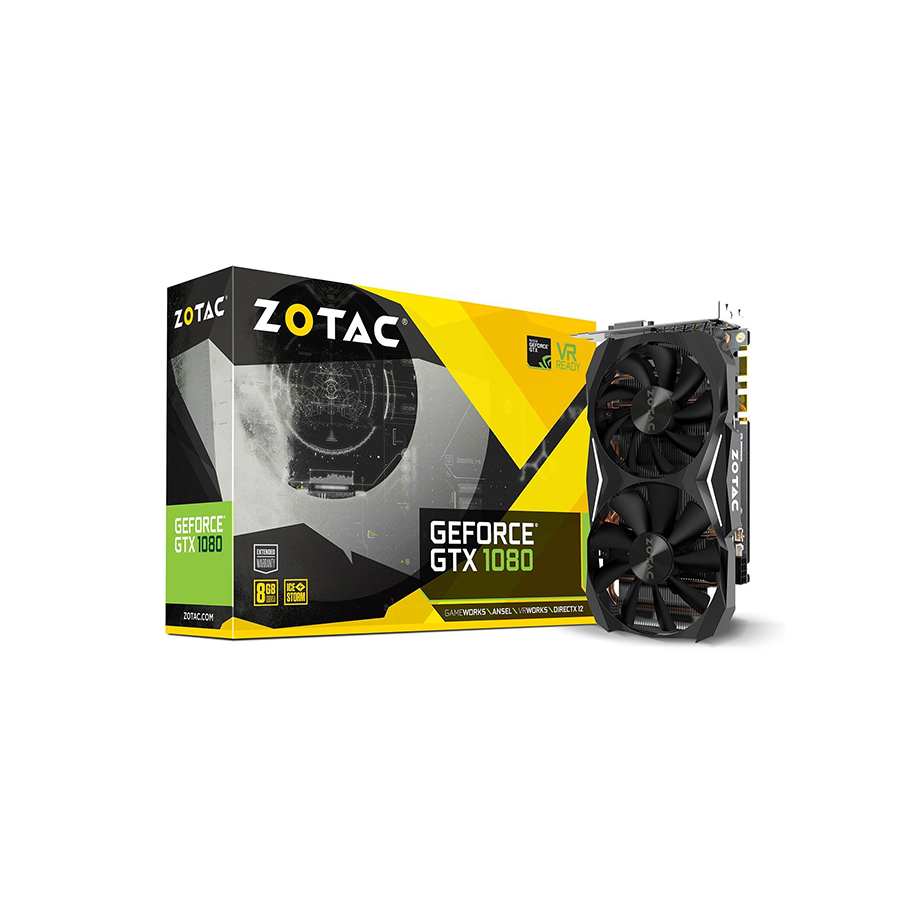 ZOTAC GeForce GTX 1080 8GB Mini ZT-P10800H-10P Three DP + HDMI + DVI Scheda Video Gaming VR Ready