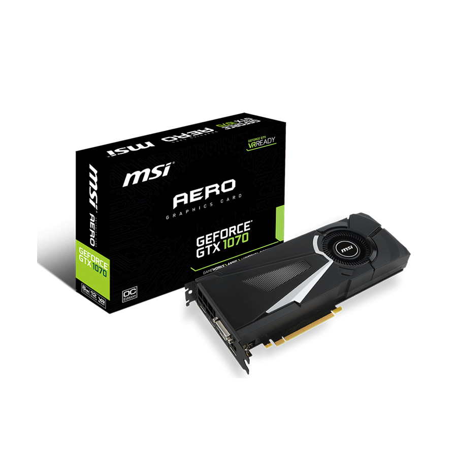 MSI GEFORCE 1070 GTX AERO OC 8GB PCI-E