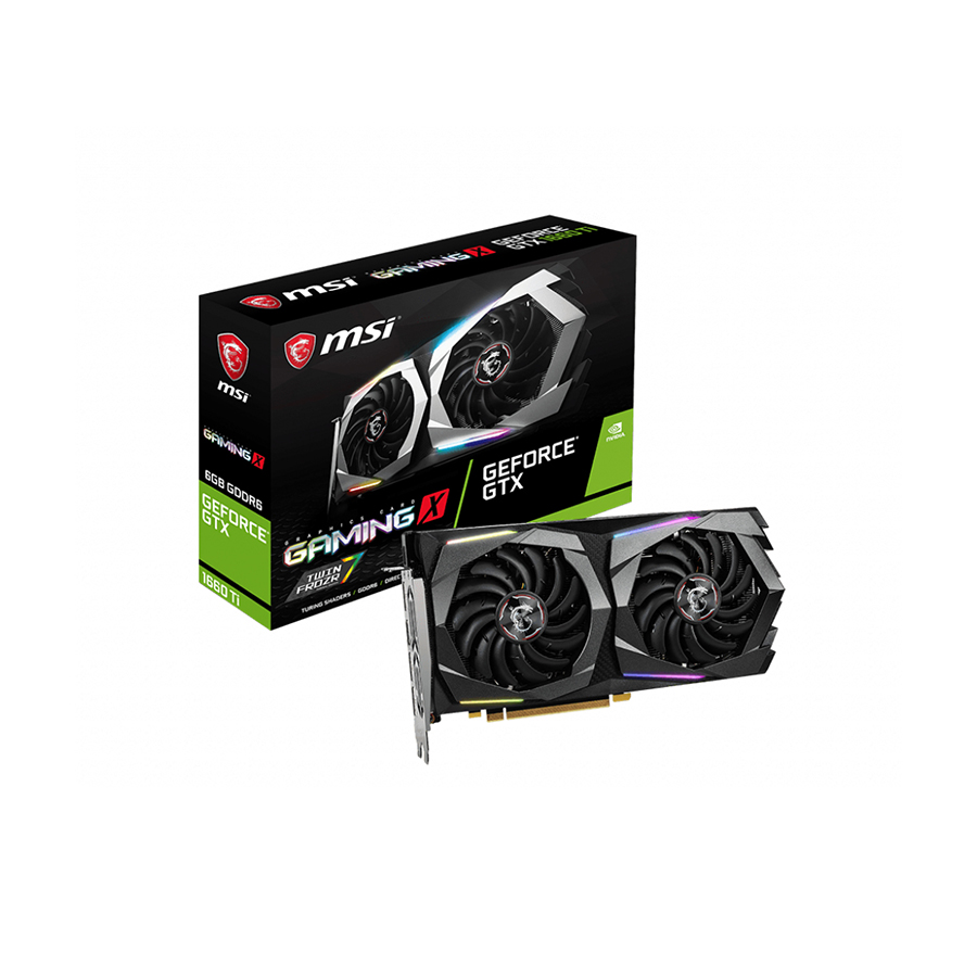 VGA MSI NVIDIA GTX 1660TI GAMINGX6GDDR6 1HDMI 3DP