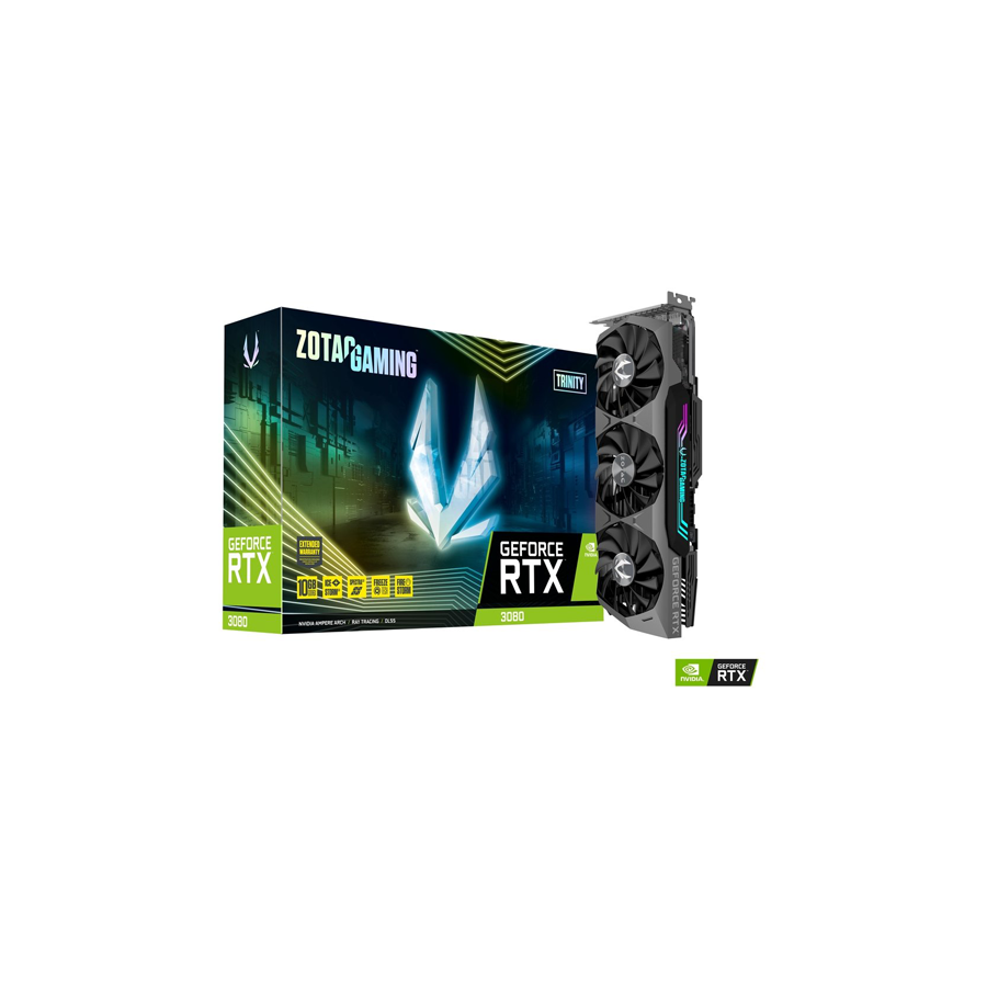 Zotac GeForce RTX 3080 Trinity 10GB GDDR6X HDMI/3*DP PCi Ex 4.0 16x
