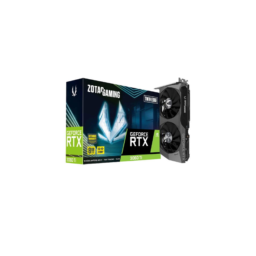 Zotac GeForce RTX 3060 Ti Twin Edge 8GB GDDR6 HDMI/3*DP PCi Ex 4.0 16x