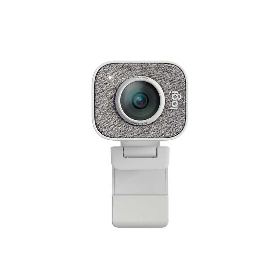 Logitech StreamCam per Streaming Live e Creazione di Contenuti, Video verticale in Full HD 1080p a 60 fps, Opzioni di montaggio versatili, con USB-C, per YouTube, Gaming Twitch, PC/Mac, Bianco