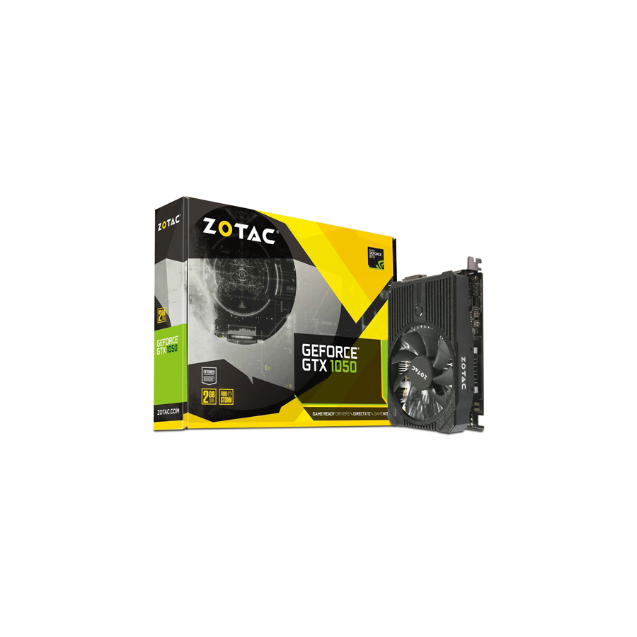 ZOTAC GeForce GTX 1050 2GB Mini ZT-P10500A-10L DP + HDMI + DVI-D Scheda Video Gaming