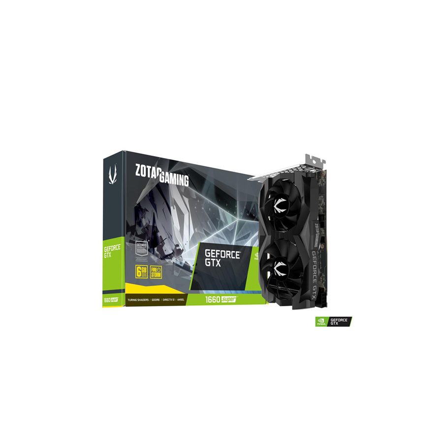 Zotac GeForce GTX 1660 Super 6GB GDDR6 Three DP + HDMI Scheda Video Gaming VR Ready