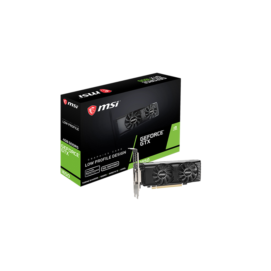 MSI GeForce GTX 1650 4GT LP OC