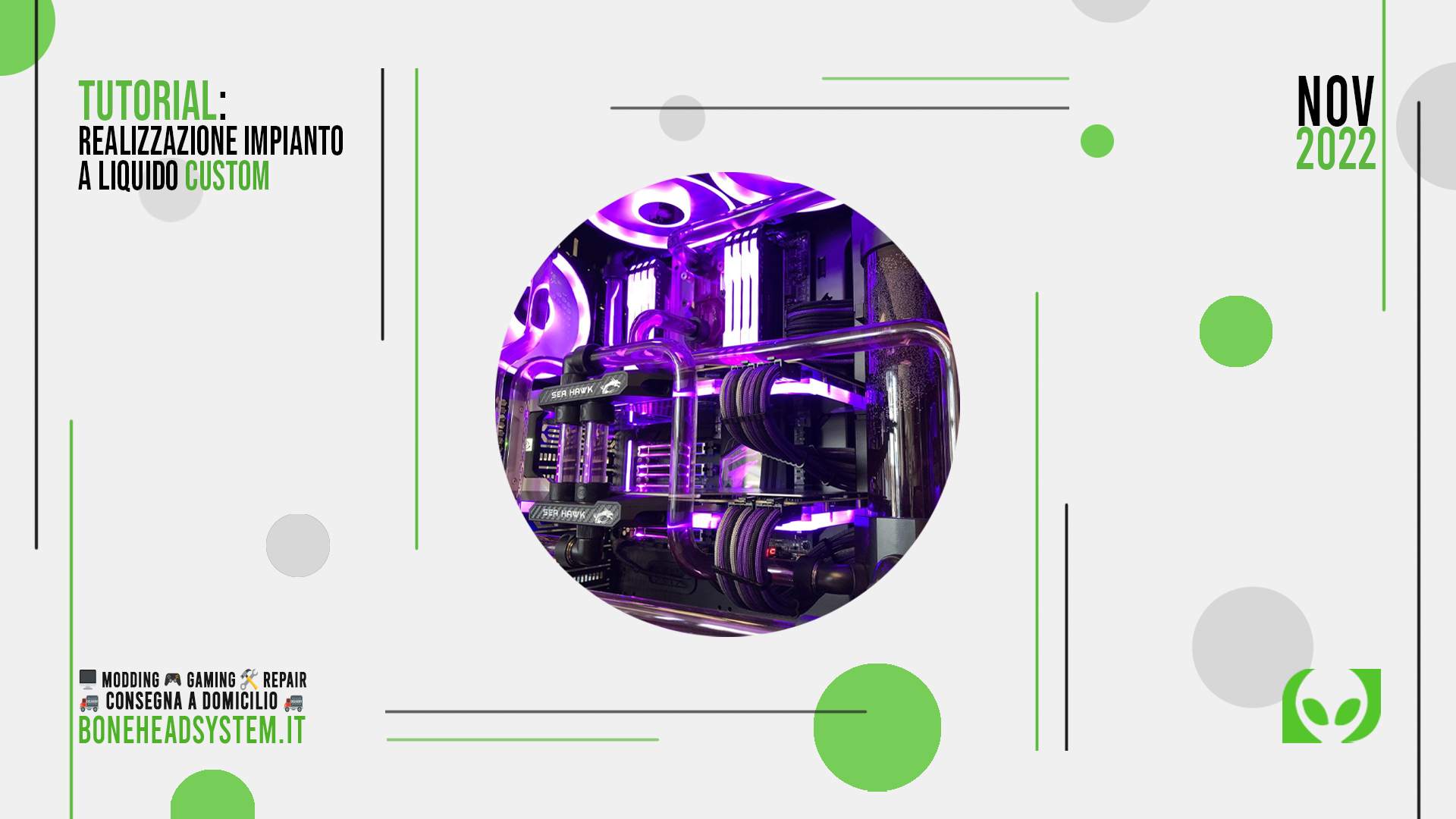 👽 Info – Realizzazione impianti a liquido custom 👽